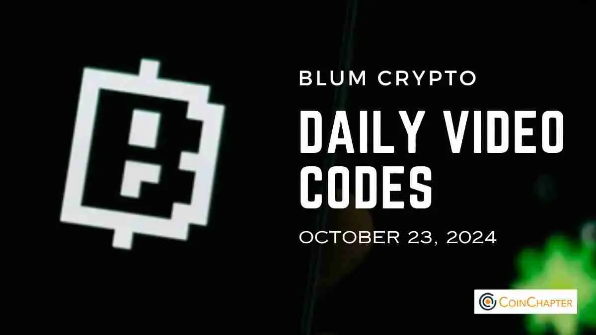 Blum Daily Video Codes ( Crypto Term Part 1) for October 23, 2024: Get Your Bonus Points Today logo