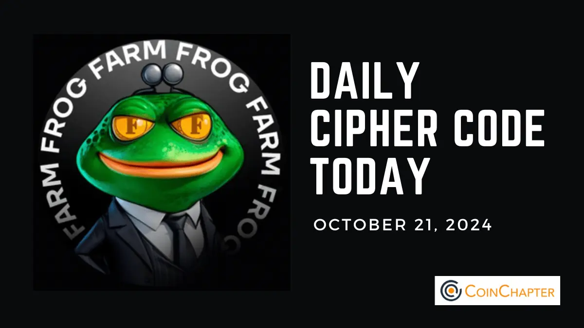 Frog Farm Daily Cipher Code – October 21, 2024