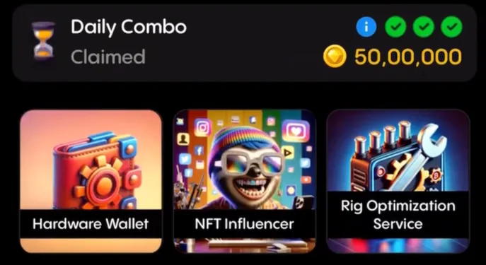 GemZ Daily Combo of Cards for Oct.29. Source: Gemz App