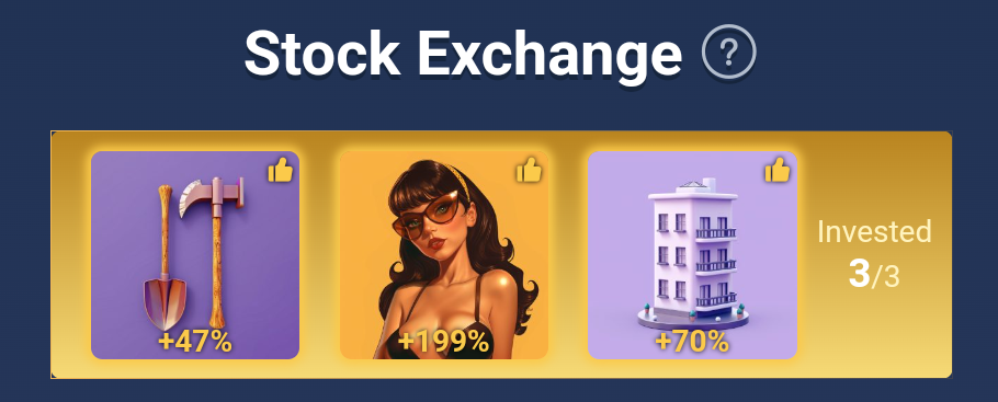 X Empire stock exchange investments for October 4