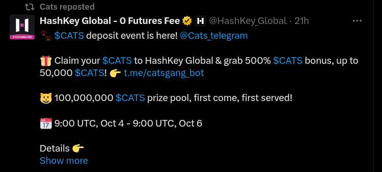 HashKey Global launches pre-deposit Campaign