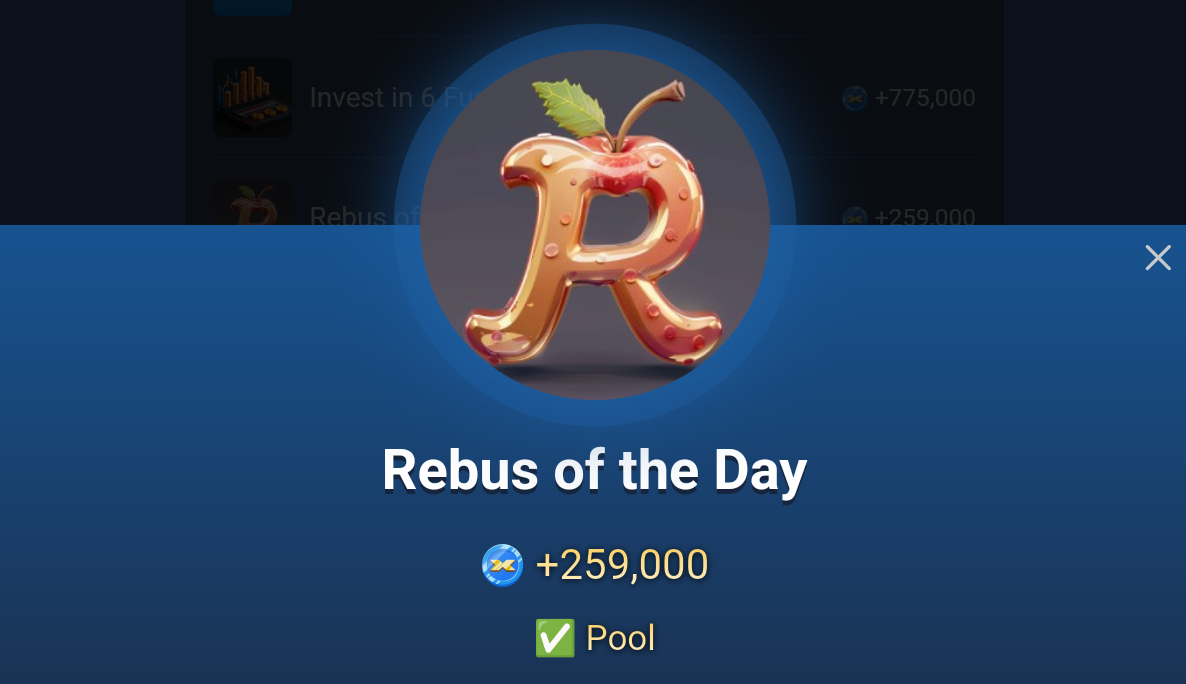 X Empire Rebus of the day for October 7 