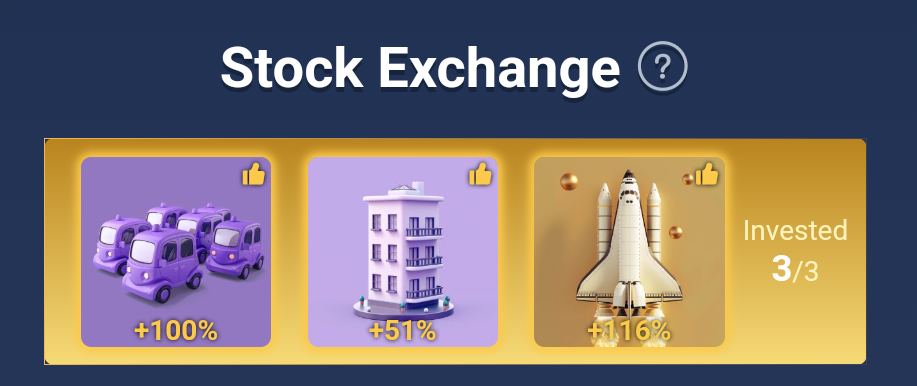 X Empire stock exchange investments for October 7