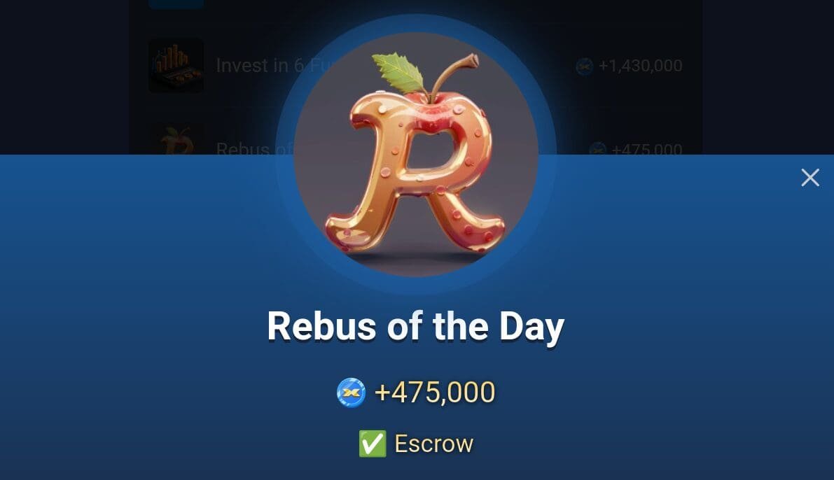 X Empire Rebus of the day for October 8