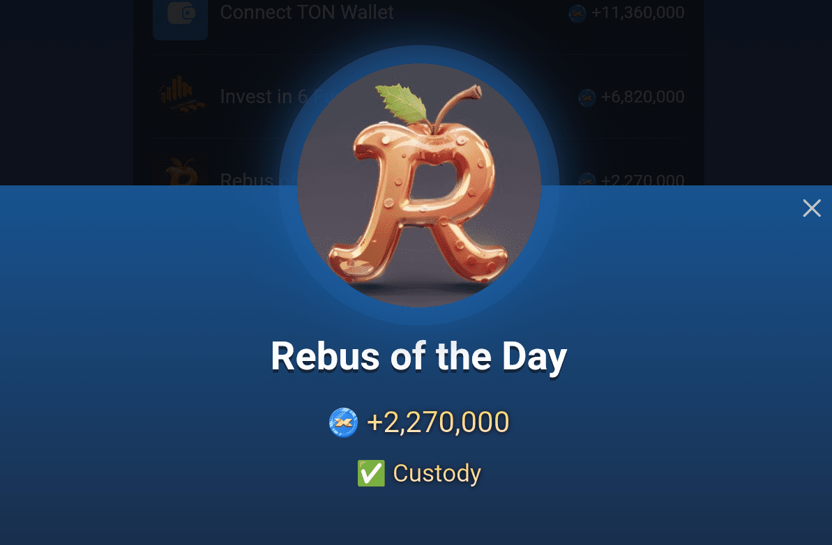 X Empire rebus of the day for October 11