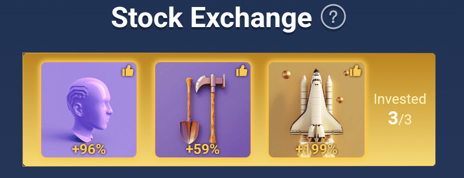 X Empire stock exchange investments for October 14.