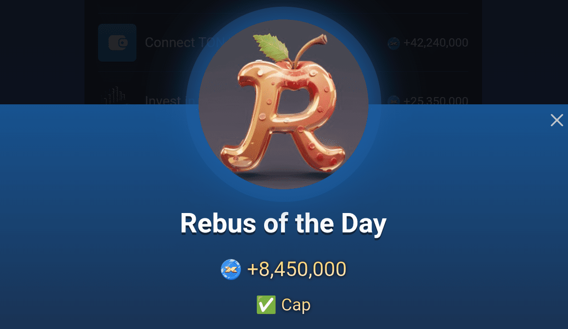 X Empire rebus of the day for October 14.