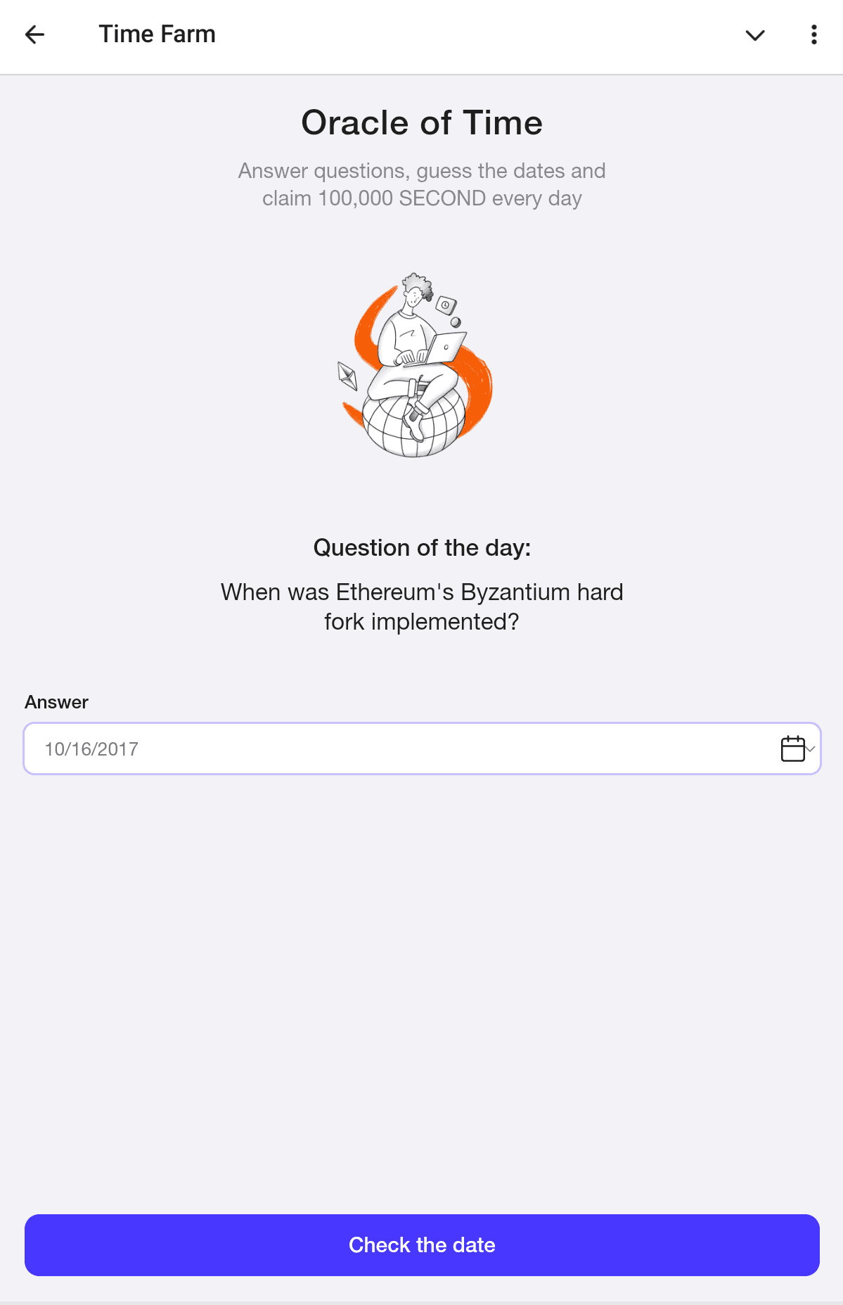 Today’s Time Farm Daily Quiz Answer.