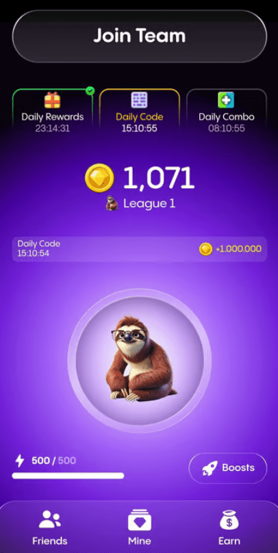 Gemz Daily Code & Rewards Dashboard. Source: Gemz Game
