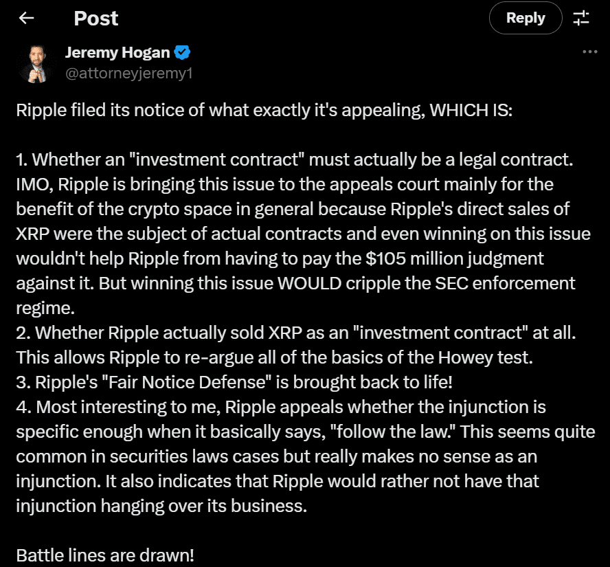 Ripple appeal