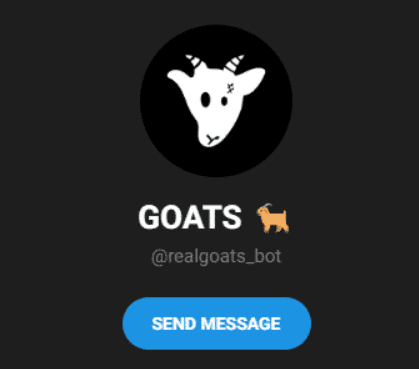 Goats Telegram Bot | Source: @realgoats_bot