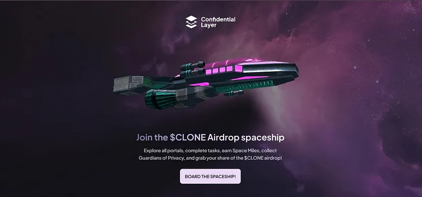 $CLONE Airdrop Spaceship – Source: