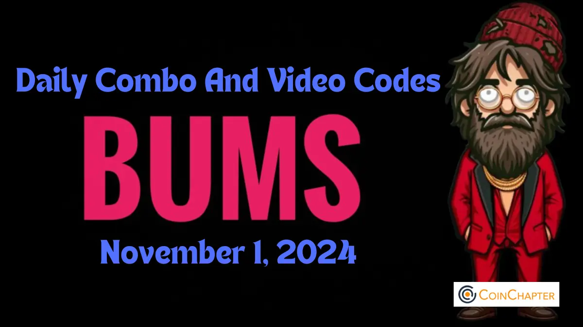 Bums Daily Combo And Video Code for Nov 1, 2024