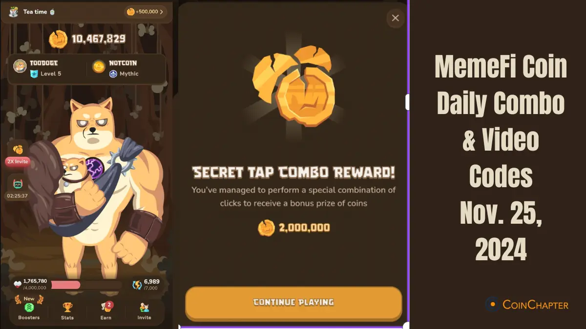 MemeFi Coin Secret Tap Daily Combo (13)