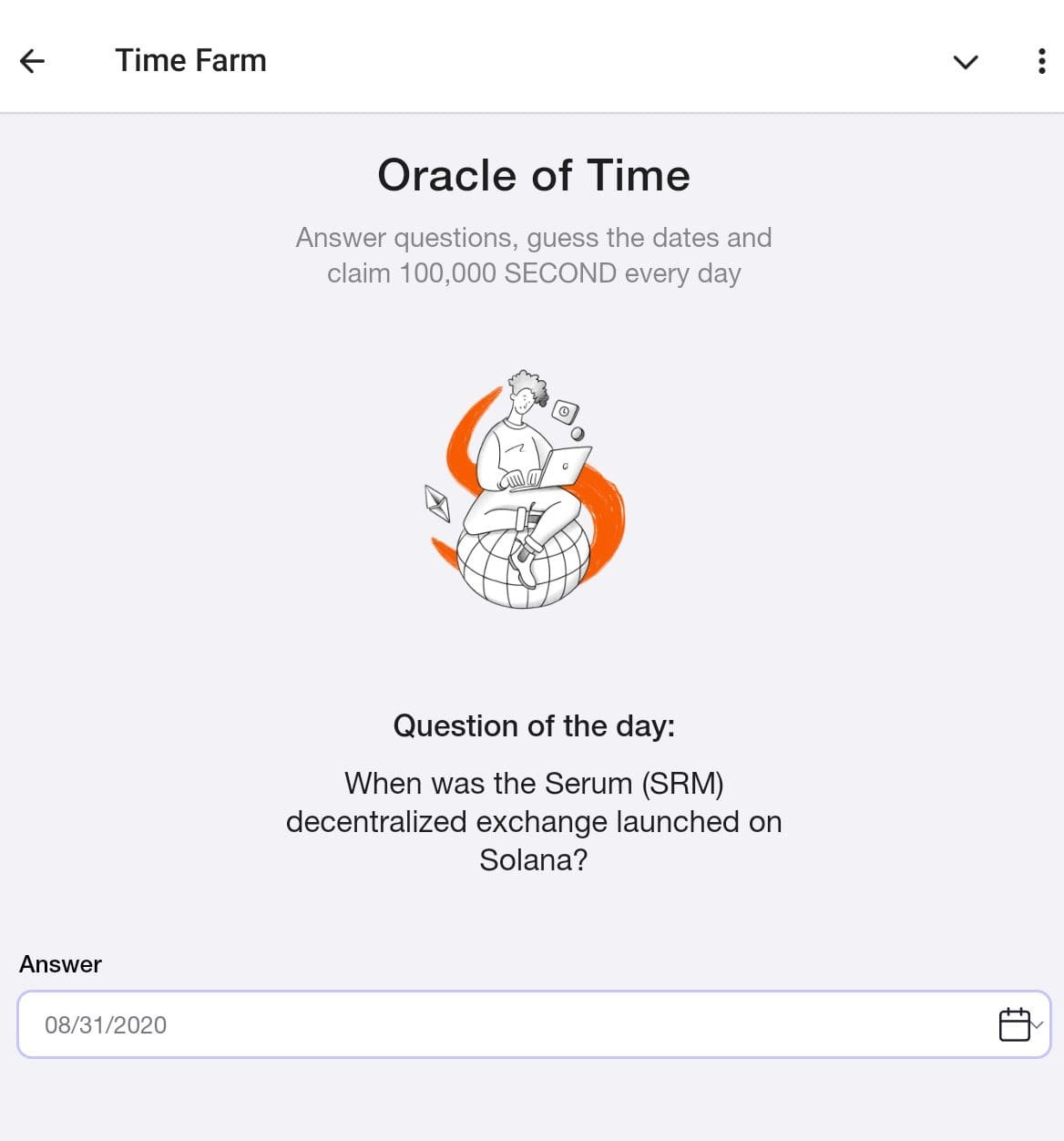 Today’s Time Farm Daily Quiz Answer.