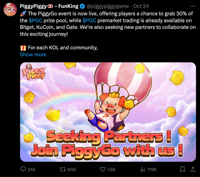 Source: X crypto airdrop