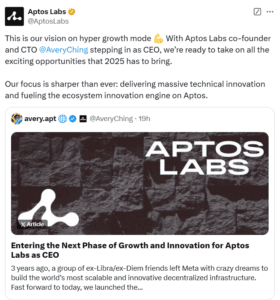 Aptos LabsAvery Ching Mo Shaikh blockchain growth Aptos CEO 2025 innovation