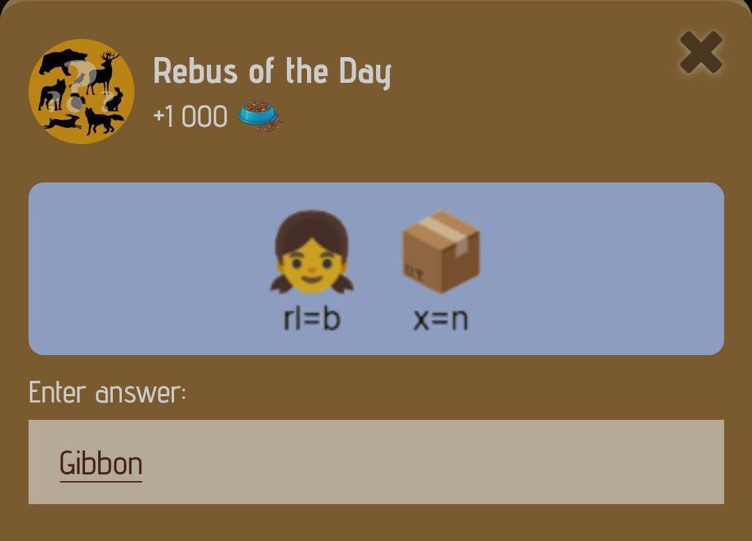 ZOO Rebus of the Day. Source: Telegram