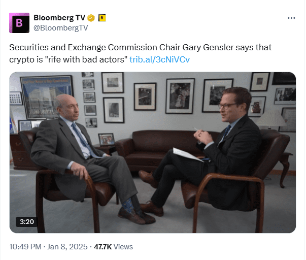 Gary GenslerSEC enforcement crypto regulation Bitcoin bad actors investor protection