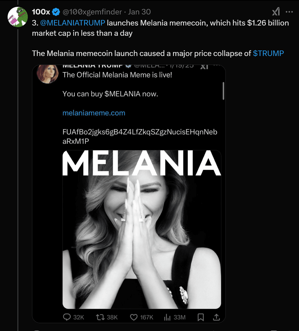 Trump crypto news Jan 2025 BTC