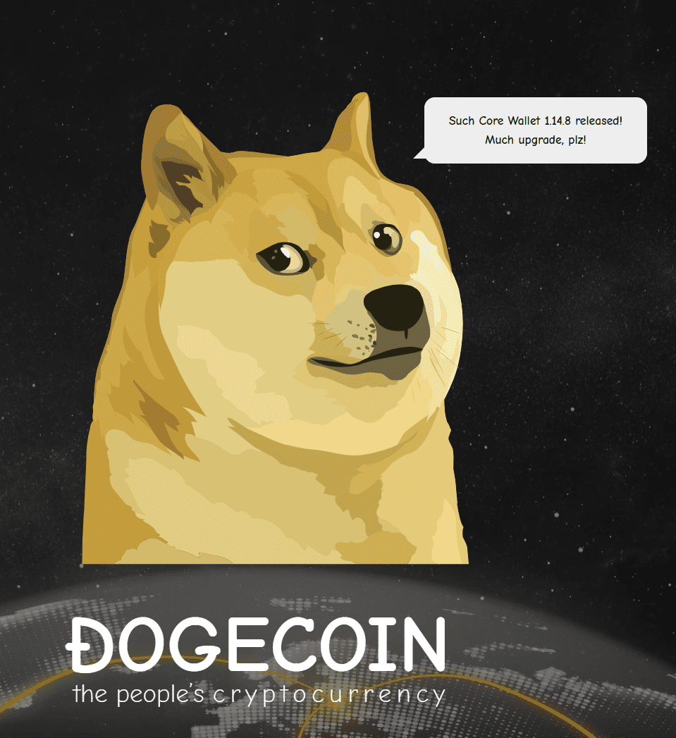 Dogecoin Meme Currency. Source: Dogecoin.com