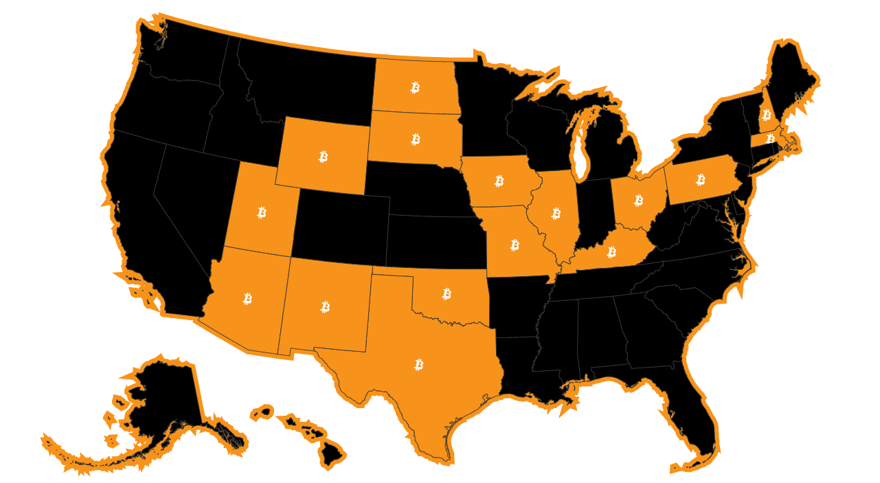  U.S. States Considering Bitcoin Reserves. Source: bitcoinlaws.io