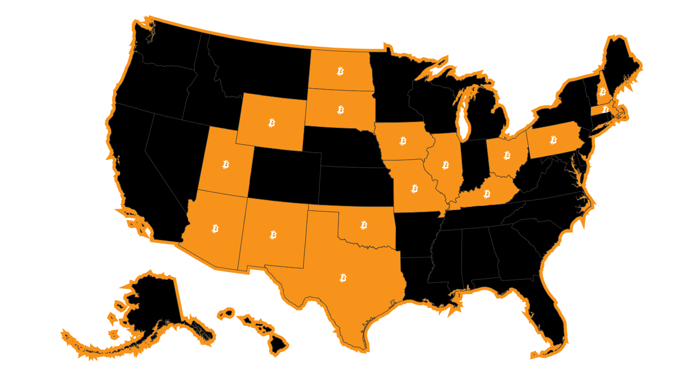 US States Supporting Bitcoin Reserves. Source: BitcoinLaws