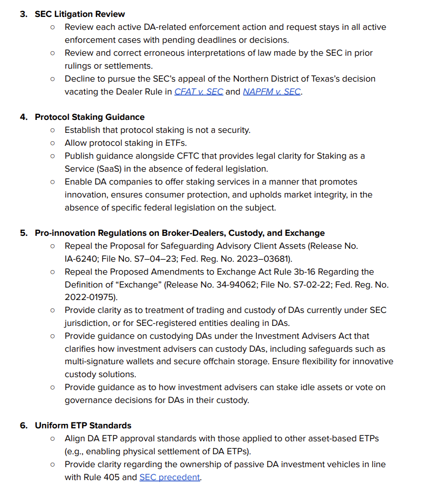 SEC Crypto Regulations Memo. Source: SEC