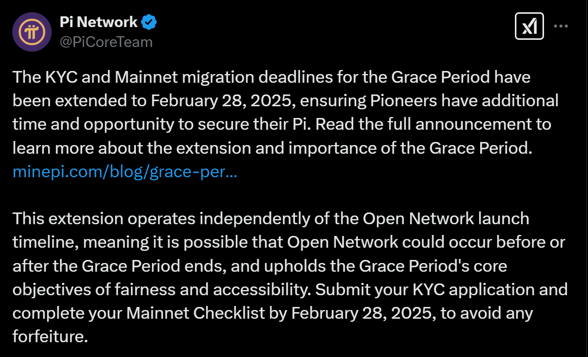 Pi Network mainnet launch