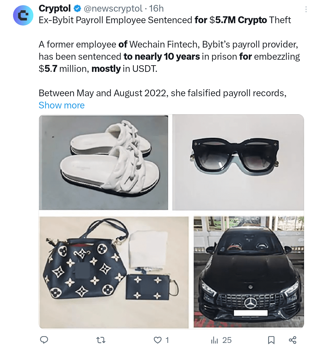 Singapore court convicts Ex-Bybit Payroll Manager for falsifying records and laundering stolen funds