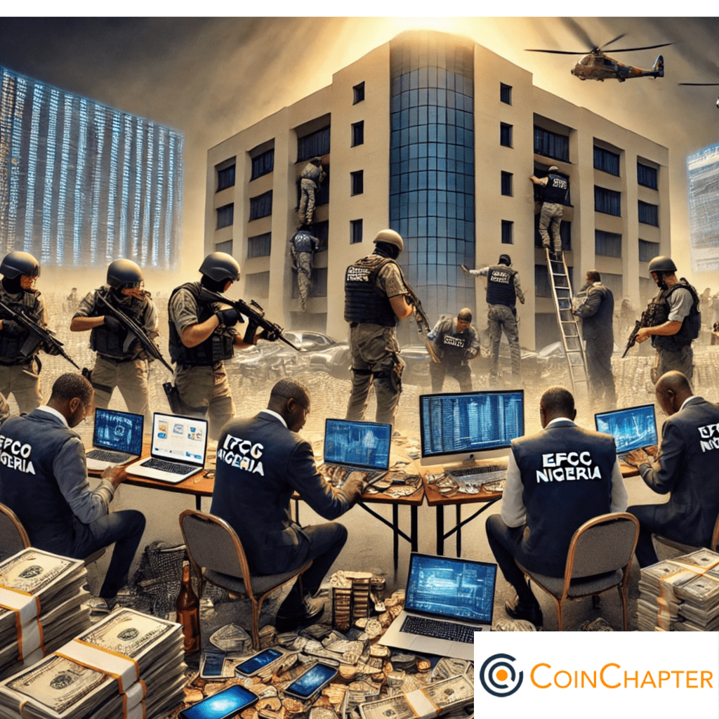 EFCC raid in Lagos related to the crypto crime syndicate