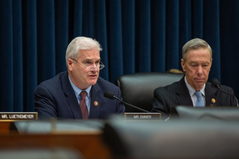 Emmer addressed the House Financial Services Committee during the hearing on CBDCs. Source: emmer.house.gov