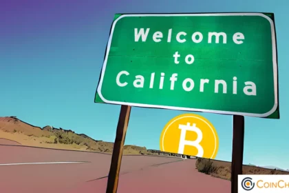 Bitcoin California concept