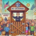 SEC Drops Rule that Pushes Crypto Firms to Register as Exchanges logo