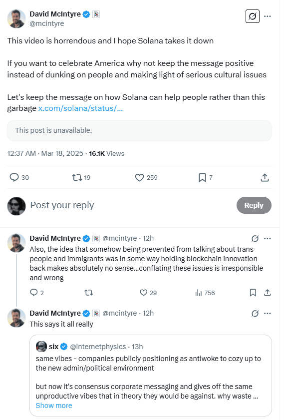 David McIntyre Condemns Solana Ad for Cultural Insensitivity and Calls for Its Removal. Source: David McIntyre