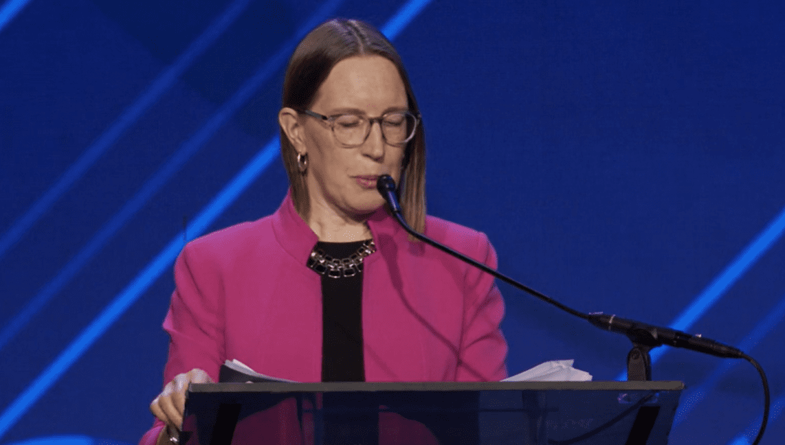 Hester Peirce Discusses SEC Rulemaking and Crypto Regulation at DC Blockchain Summit. Source: Rumble