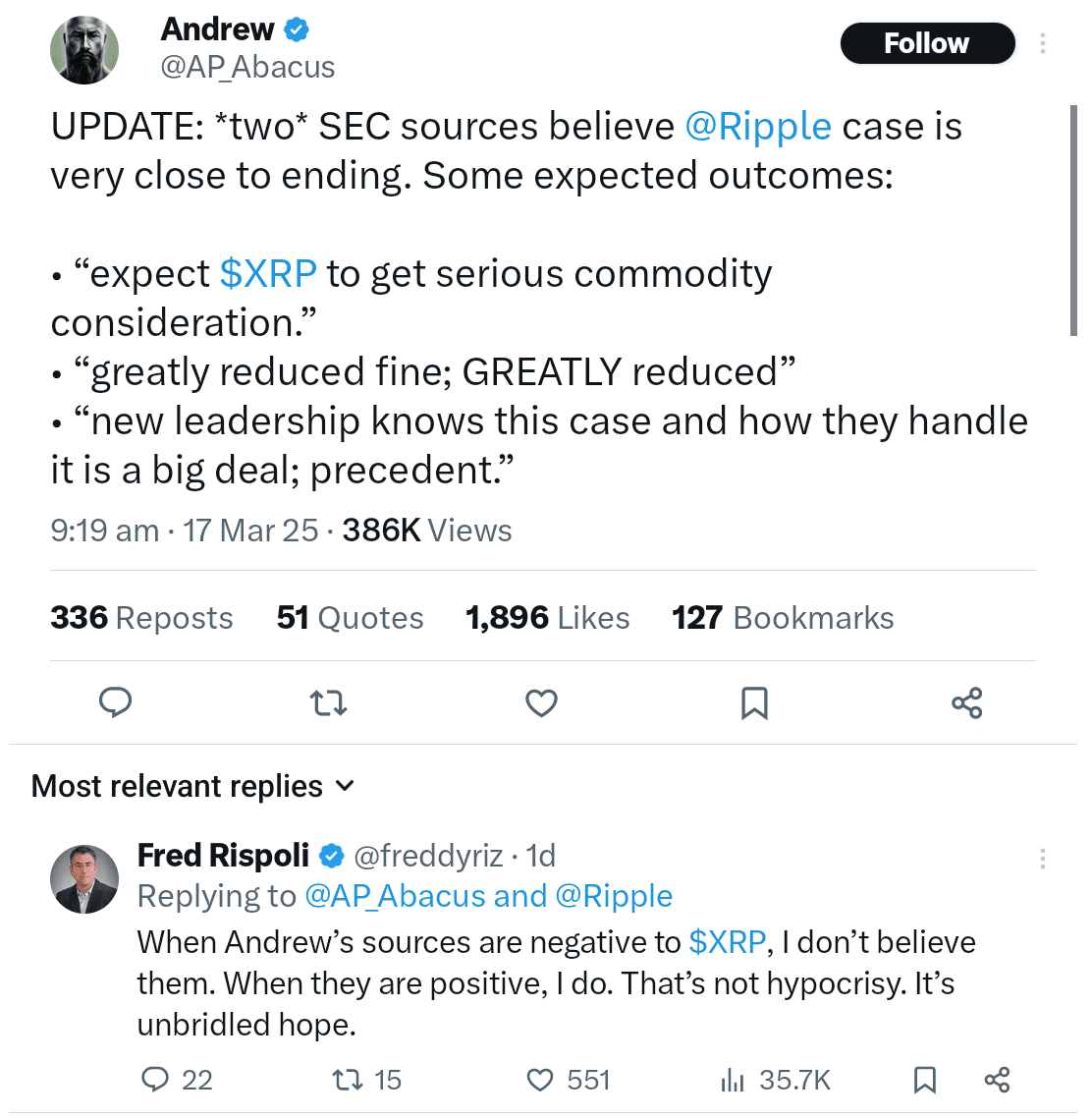 Industry figures hint Ripple’s lengthy legal battle with the SEC could wrap up soon