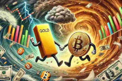 Bitcoin-Gold Ratio Flashes Warning as U.S. Stocks Bleed Trillions