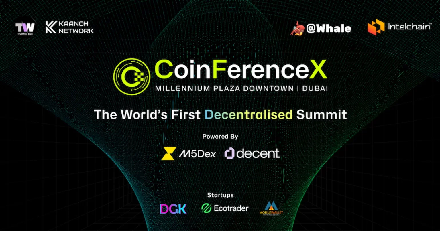 CoinFerenceX Dubai – World’s First Decentralized Event with Innovation and Global Reach