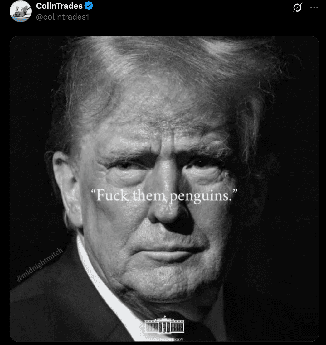 Trump Tariff global market Penguin