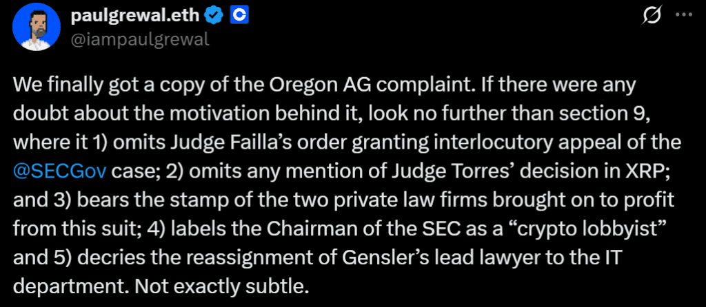 Coinbase lawsuit XRP 