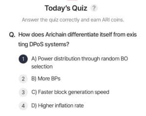 Ari Wallet Quiz Answer for 16th May 2025
