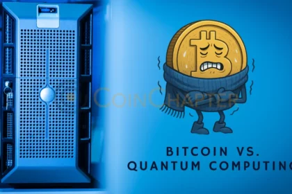 Bitcoin quantum computing concept