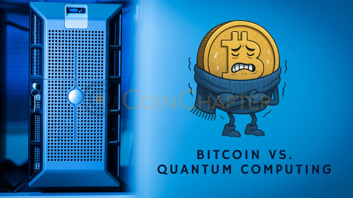 Bitcoin quantum computing concept