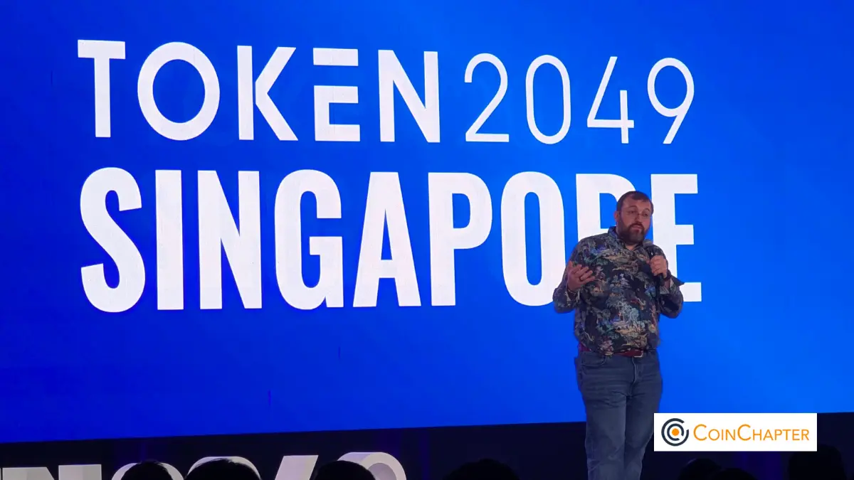 Cardano ADA founder Charles Hoskinson at Token2049 Singapore