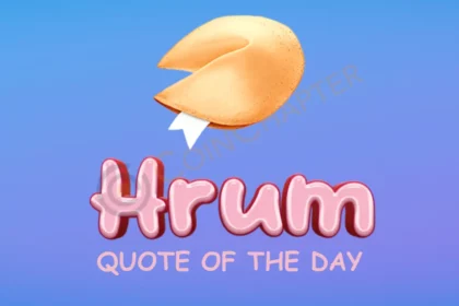 HRUM QUOTE OF THE DAY