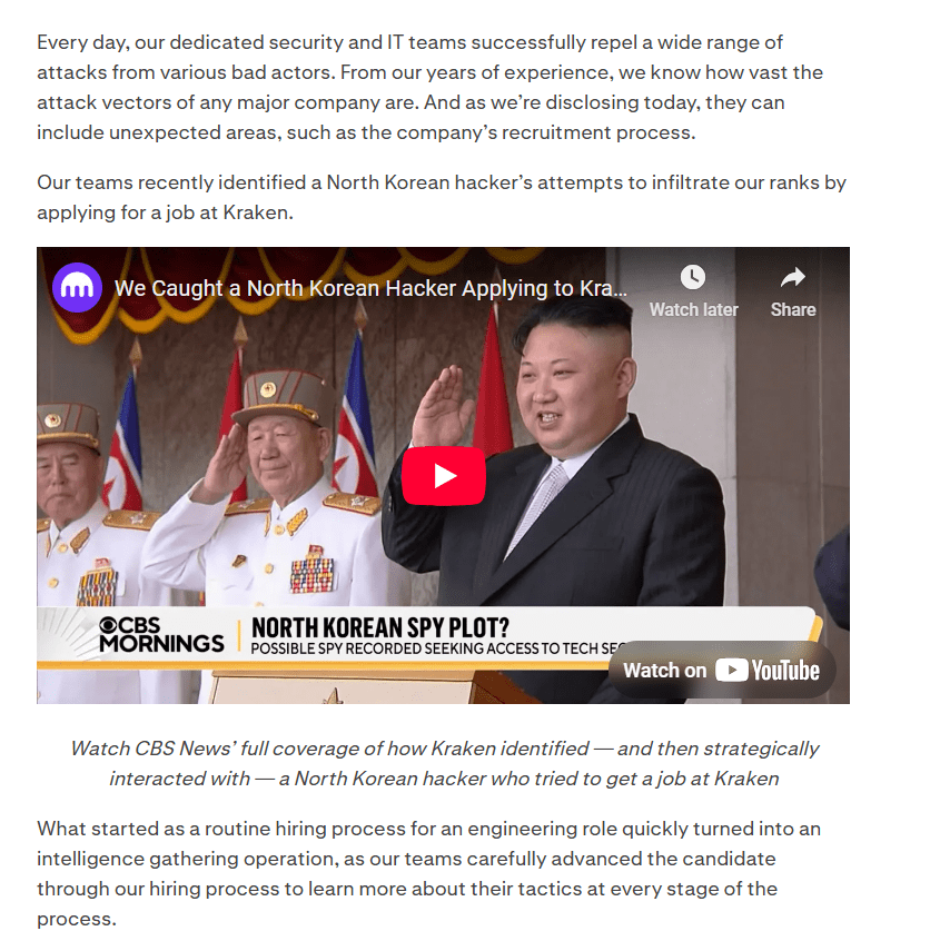 North Korean Hacker Job Plot Exposed. Source: CBS Mornings