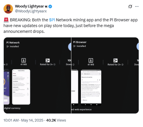 Pi Network May 14 Countdown Poster. Source: Pi UpdatesDaily
