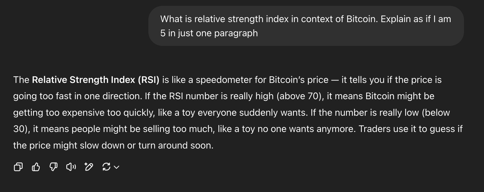 RSI concept explained by ChatGPT