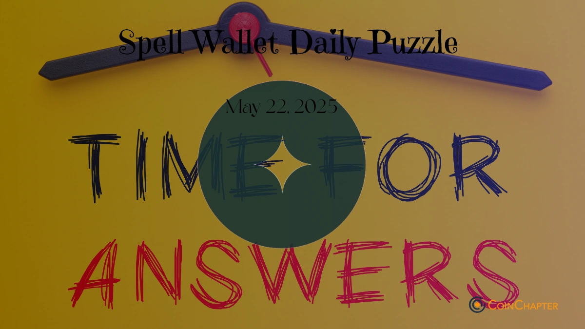 Spell Wallet Daily Puzzle May 22